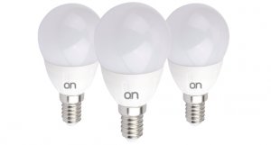 KIT 3 LAMPADINE LED MINI GOCCIA E14 6W LUCE NATURALE 4000°K