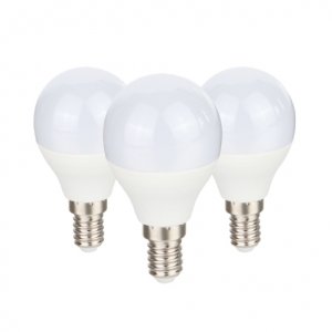 KIT 3 LAMPADINE LED MINI GOCCIA E14 9W LUCE FREDDA 6000°K