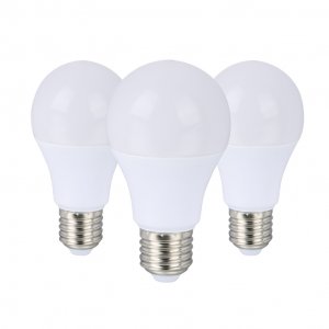 KIT 3 LAMPADINE LED GOCCIA A60 E27 12W LUCE CALDA 3000°K