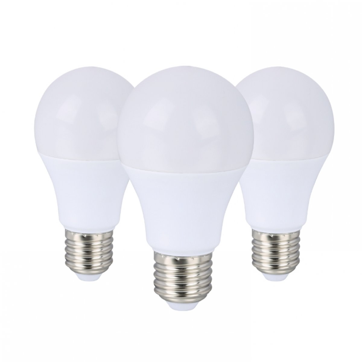 KIT 3 LAMPADINE LED GOCCIA A60 E27 12W LUCE NATURALE 4000°K
