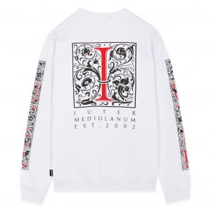 IUTER Felpa girocollo mediolanum white
