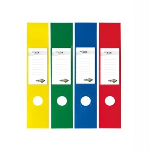 Copridorso CDR - PVC adesivo - giallo - 7x34,5 cm - Sei Rota - conf. 10 pezzi