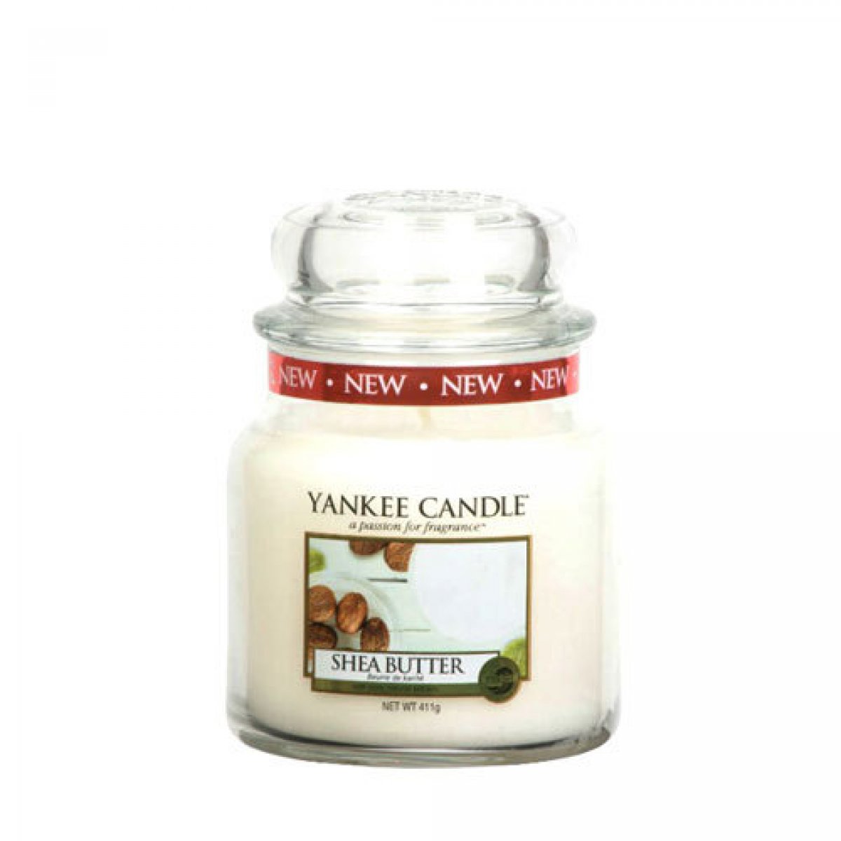 Giara media Yankee Candle Shea Butter Fragranza dolce speziata