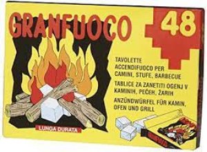 6 PEZZI ACCENDIFUOCO CLASSICO 48 CUBI