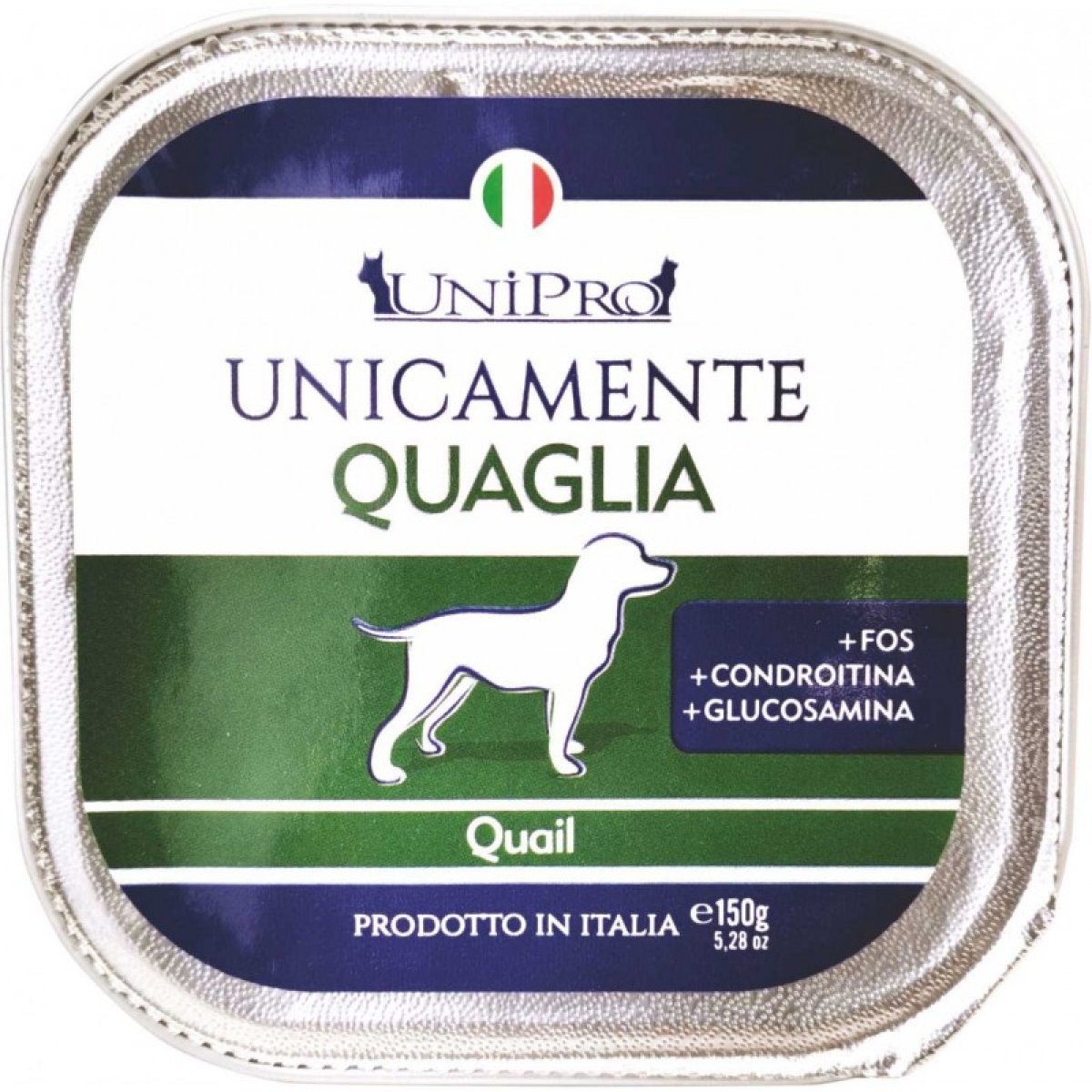 UniPro - Alimento Umido Cani - Quaglia - 150gt 
