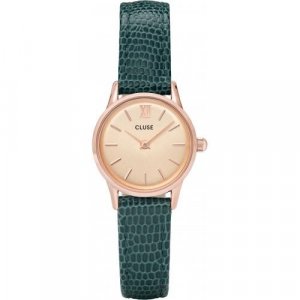 CLUSE - LA VEDETTE ROSE GOLD CHAMPAGNE/EMERALD LIZARD