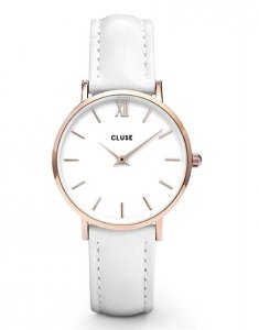 CLUSE - MINUIT ROSE GOLD WHITE/WHITE