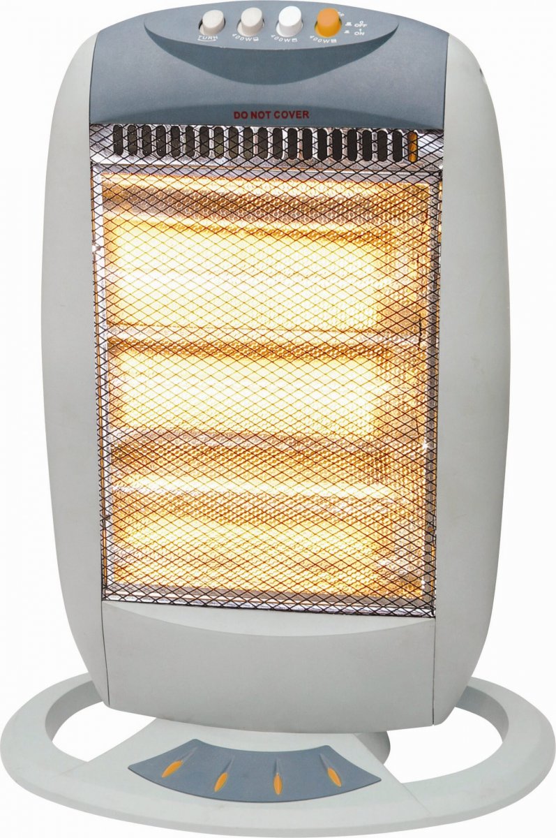 STUFA ALOGENA OSCILLANTE 3 ELEMENTI 400 800 1200W