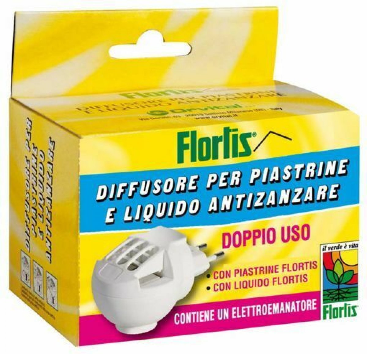 DIFFUSORE PER LIQUIDO E PIASTRINE ANTIZANZARE 