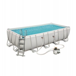 Piscina fuori terra rettangolare Power Steel da 549X274X122 cm - Bestway