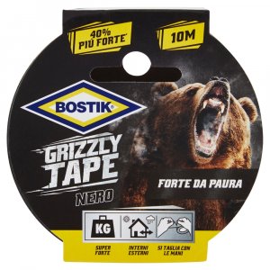 Grizzly Tape nero 10m x 50mm