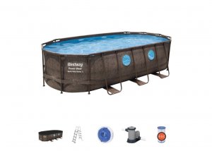 Piscina ovale in acciaio Power Steel Swim Vista