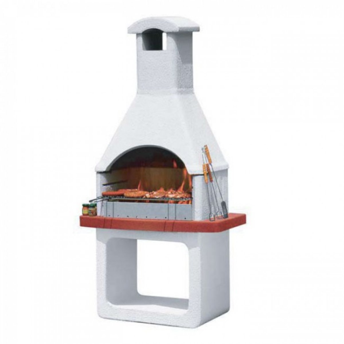 BARBECUE MONTEREY IN CEMENTO 98X62,5 H.204