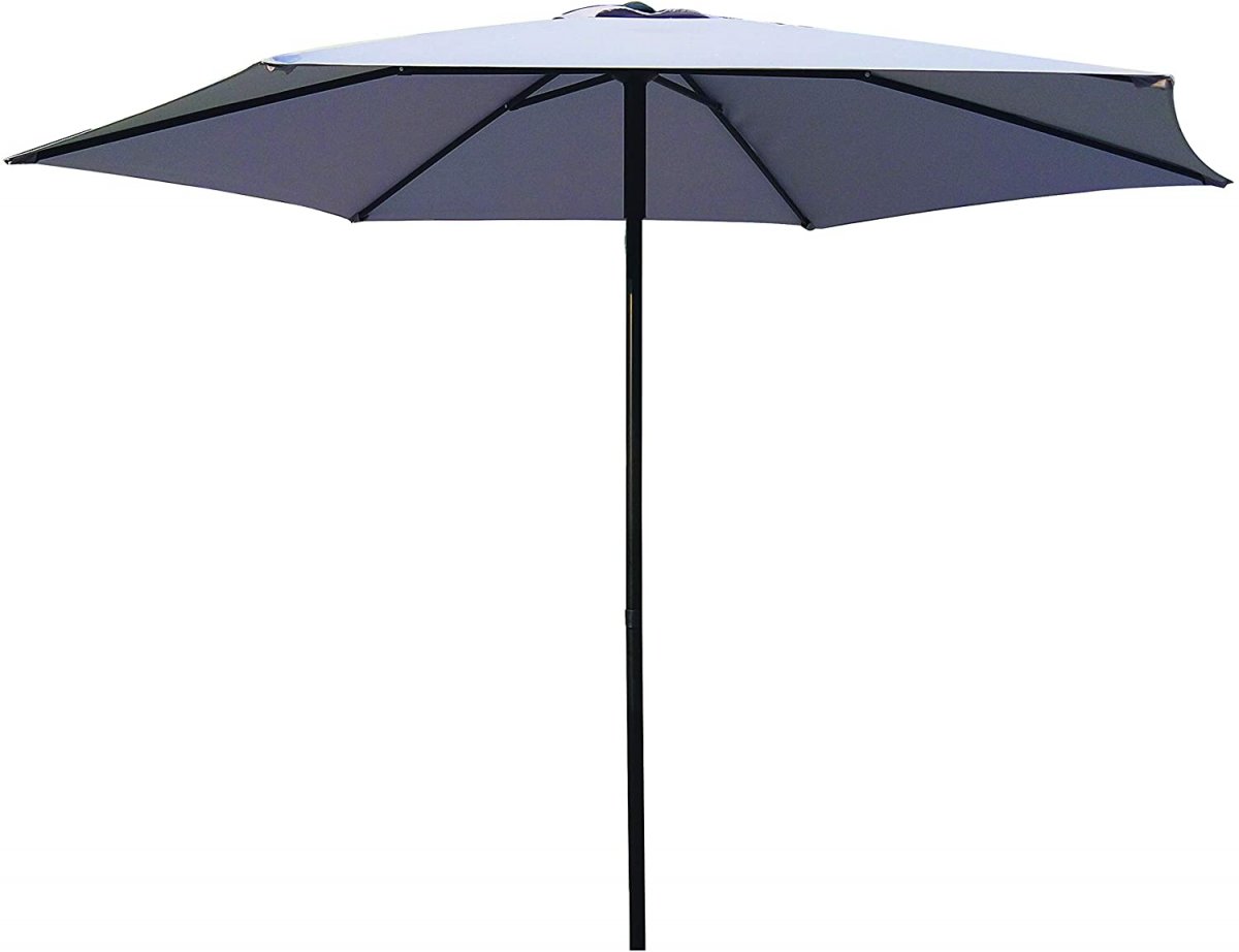 OMBRELLONE PUSH-UP PALO 38MM GRIGIO