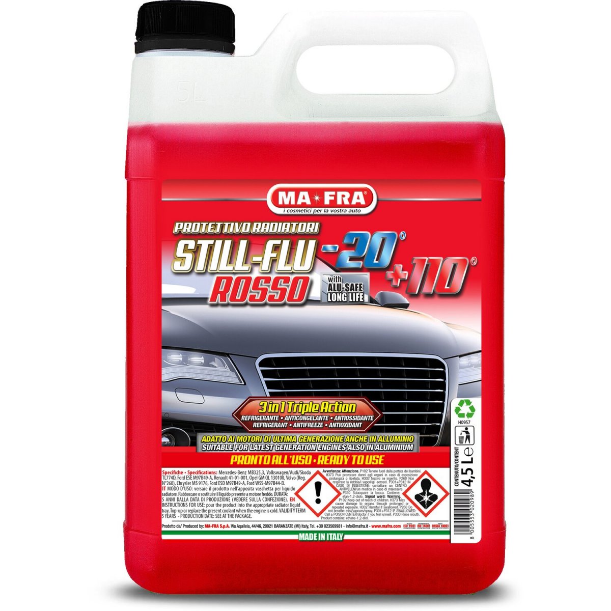 STILL FLU ROSSO  -20° RADIATORE  ml 4500 - MAFRA 