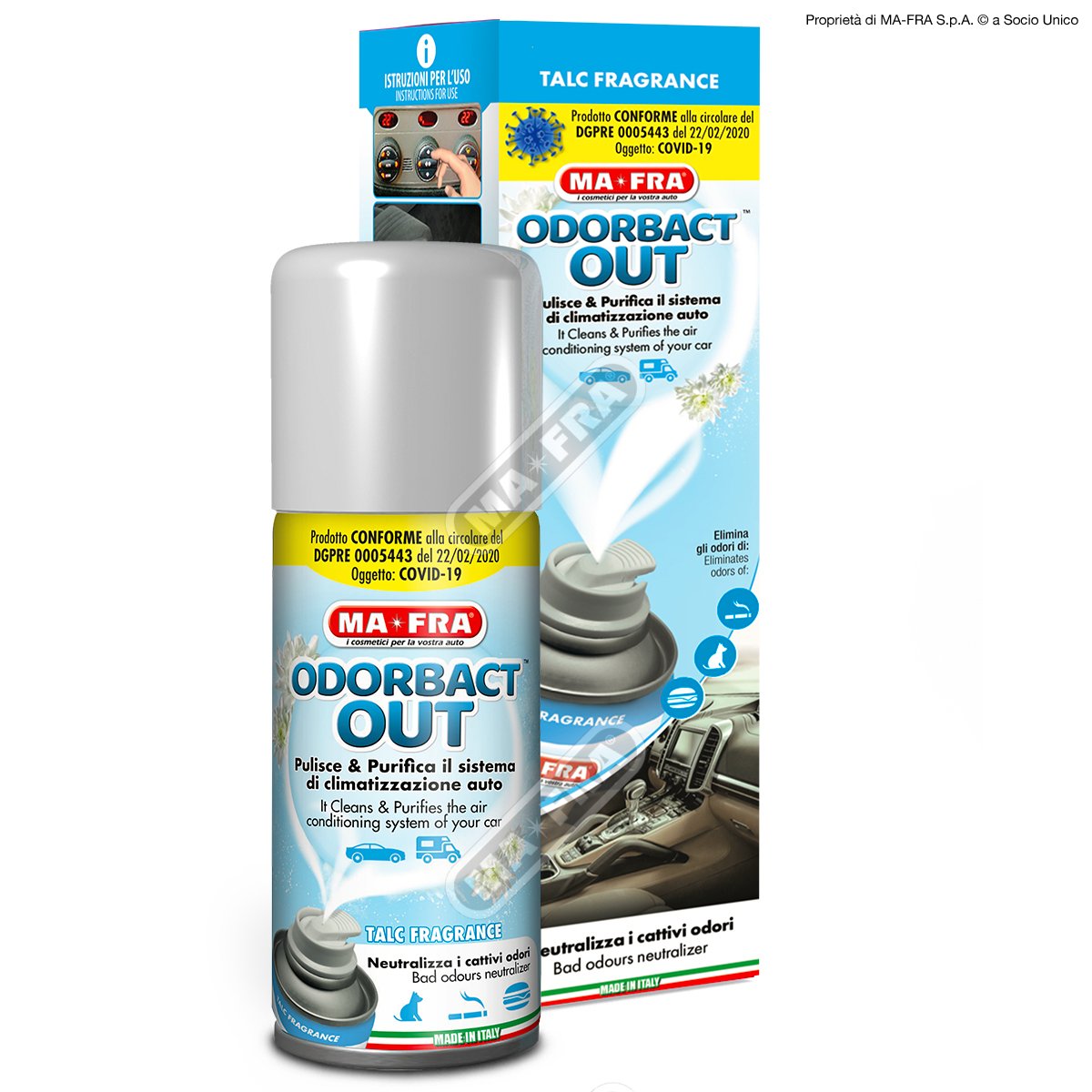 deodorante MAFRA - ODORBACT OUT 150 ML 
