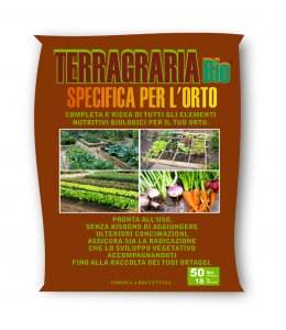 TERRAGRARIA BIO SPECIFICA PER L'ORTO 50 L