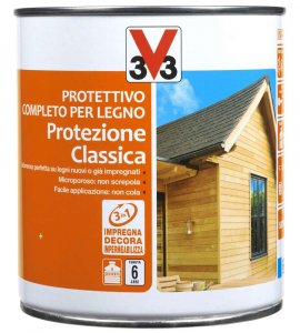 V33 Protettivo Completo Protezione Classica Castagno Chiaro 0.75 l