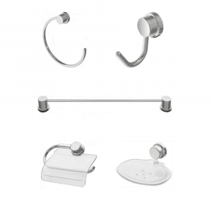 FERIDRAS Set Kit Bagno Accessori 5 Pezzi Key-b
