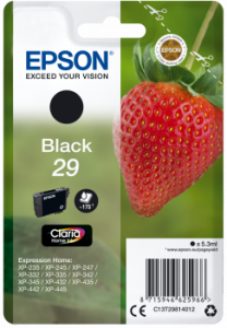 CARTUCCIA EPSON 29 FRAGOLA NERO