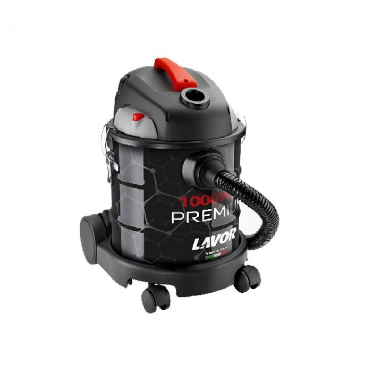 ASPIRACENERE ASHLEY 1000Wmax PREMIUM EVO - FUSTO IN ACCIAIO DA 20 LT. - SCUOTIFILTRO E FUNZIONE SOFFIANTE - FILTRO CARTUCCIA, PREFILTRO POLVERI FINI