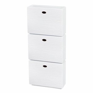 SCARPIERA TRIS COLOR 51X17 H118 BIANCO