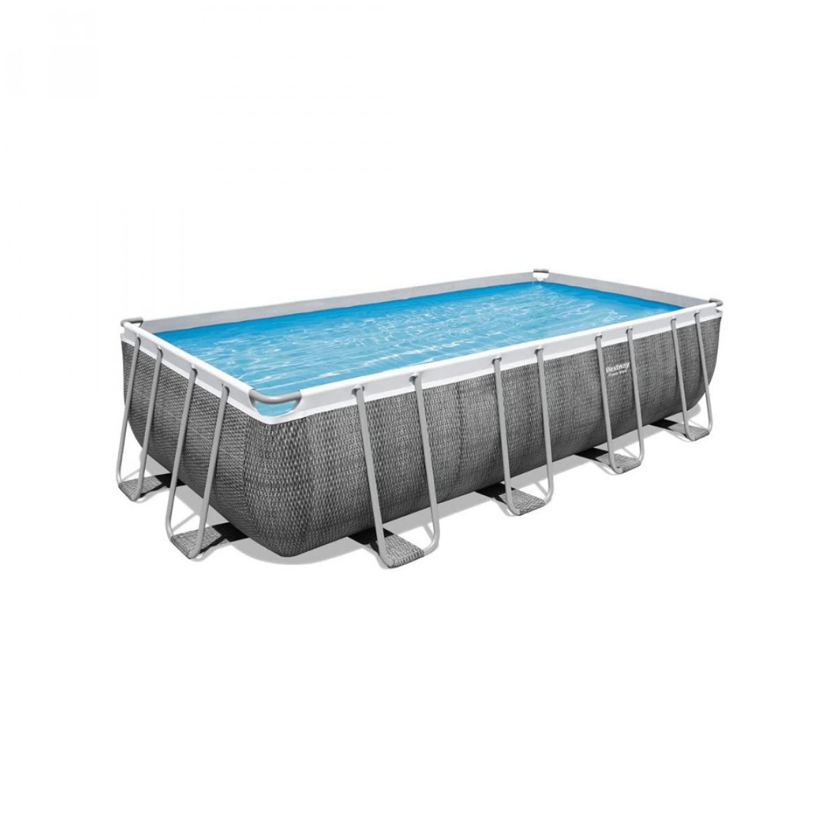 PISCINA POWER STEEL RETTANGOLARE CM. 488 X244X122