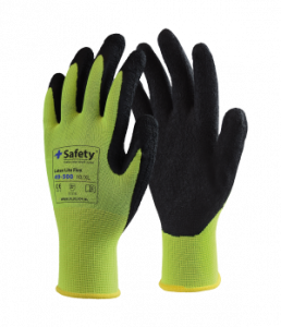 Guanto Nylon Verde Nitrile Spalmato  Nero EN 388 TAGLIA 9