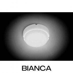 PLAFONIERA OUTDOOR IP 65 IN PLASTICA BIANCA , TONDA  20W 4000K 1500 LM