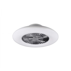 VISBY VENTILILATORE D75 PLAFONIERA LED EFFETTO CIELO STELLATO CON TELECOMANDO