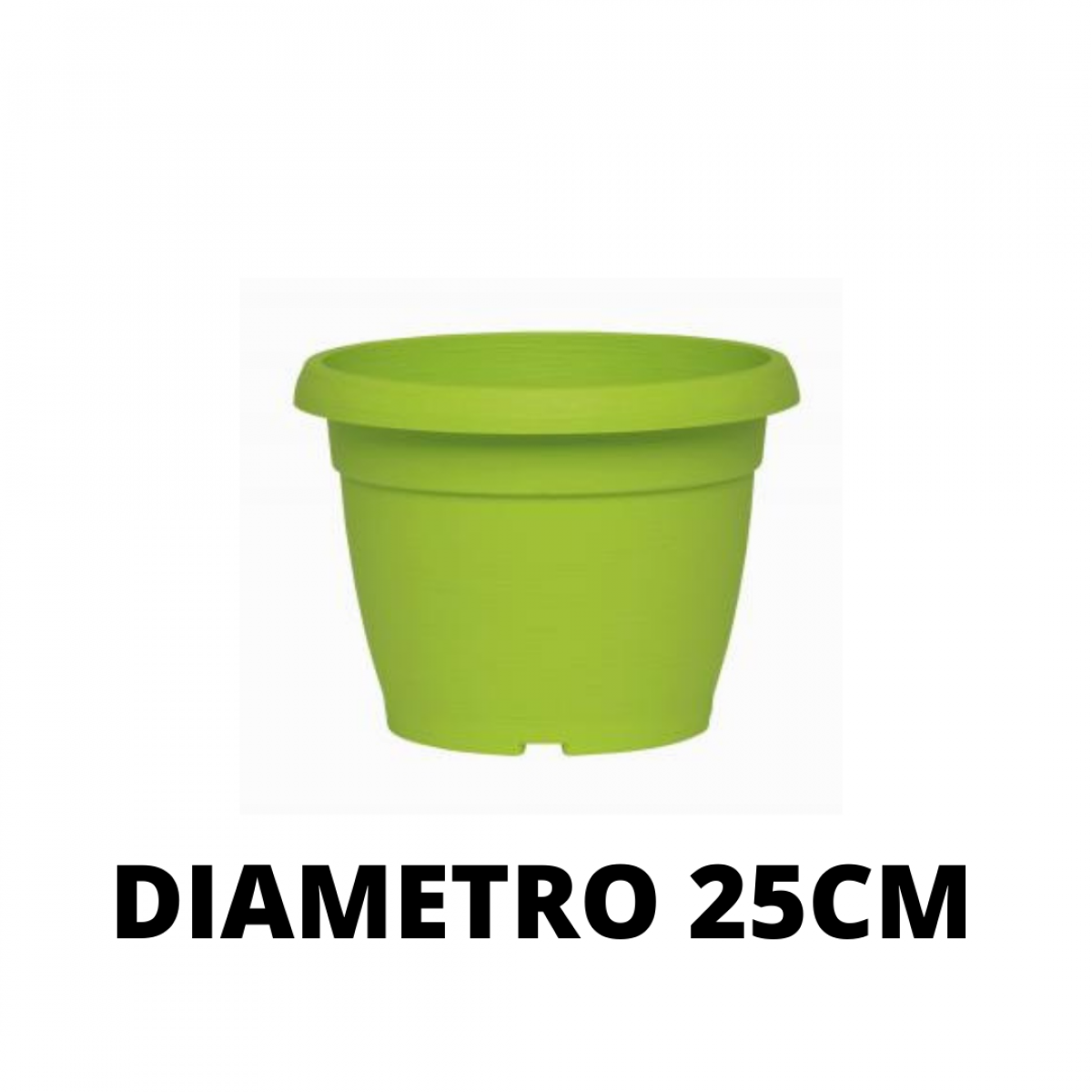 VASO SIMILCOTTO SPAZZOLATO D.25 VERDE LIME 