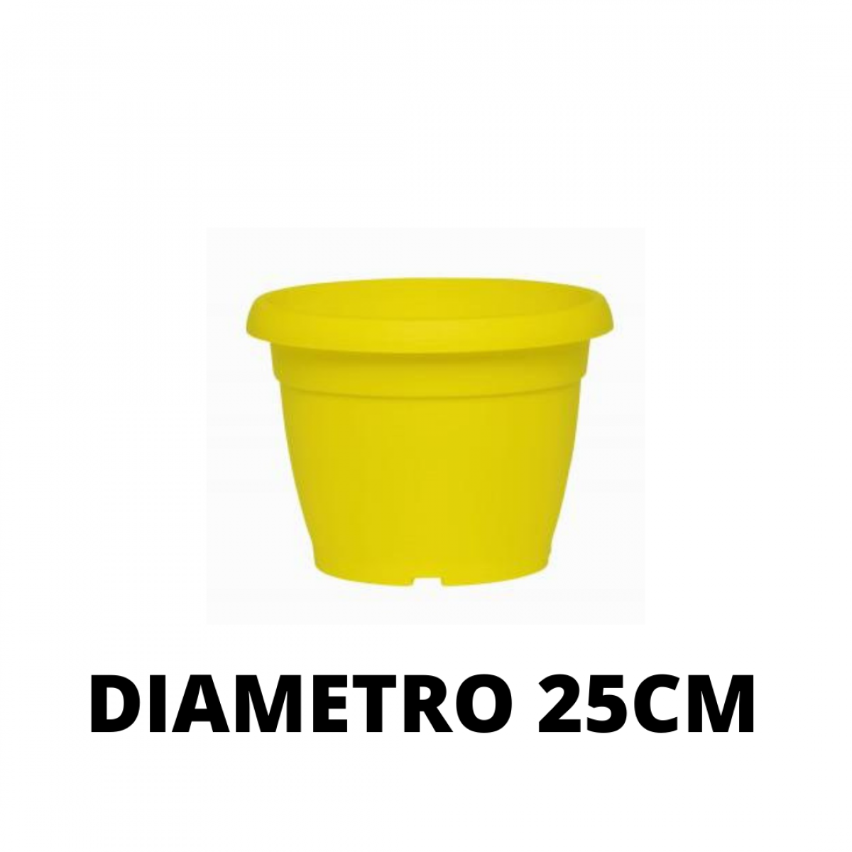 VASO SIMILCOTTO SPAZZOLATO D.25 GIALLO