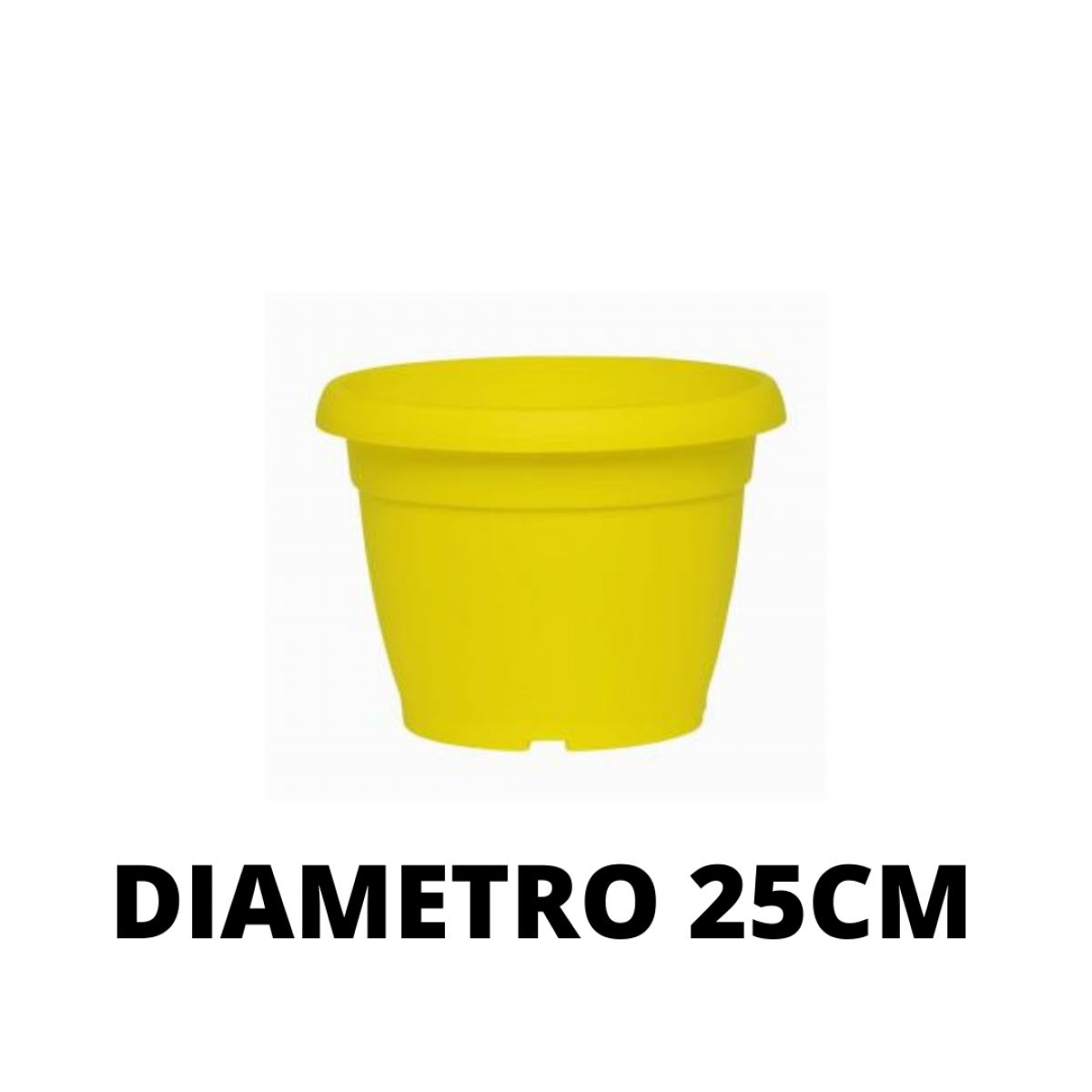 VASO SIMILCOTTO SPAZZOLATO D.25 GIALLO 