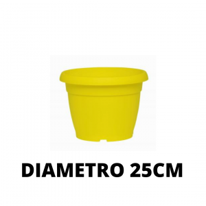 VASO SIMILCOTTO SPAZZOLATO D.25 GIALLO