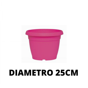 VASO SIMILCOTTO SPAZZOLATO D.25 FUCSIA