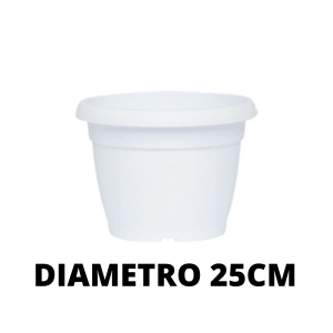 VASO SIMILCOTTO SPAZZOLATO D.25 BIANCO