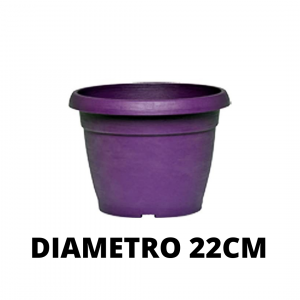 VASO SIMILCOTTO SPAZZOLATO D.22 VIOLA