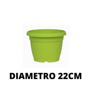 VASO SIMILCOTTO SPAZZOLATO D.22 VERDE LIME