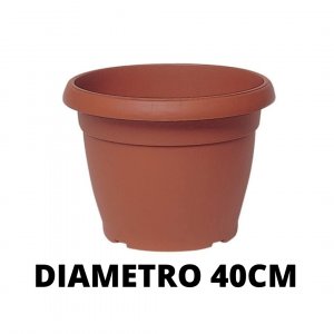 VASO SIMILCOTTO SPAZZOLATO D.40 TERRACOTTA