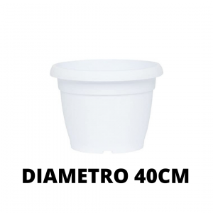 VASO SIMILCOTTO SPAZZOLATO D.40 BIANCO