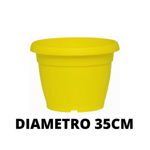 VASO SIMILCOTTO SPAZZOLATO D.35 GIALLO