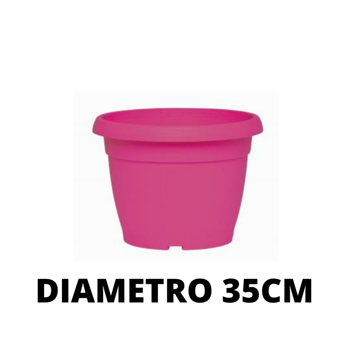 VASO SIMILCOTTO SPAZZOLATO D.35 FUCSIA