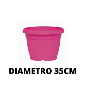 VASO SIMILCOTTO SPAZZOLATO D.35 FUCSIA