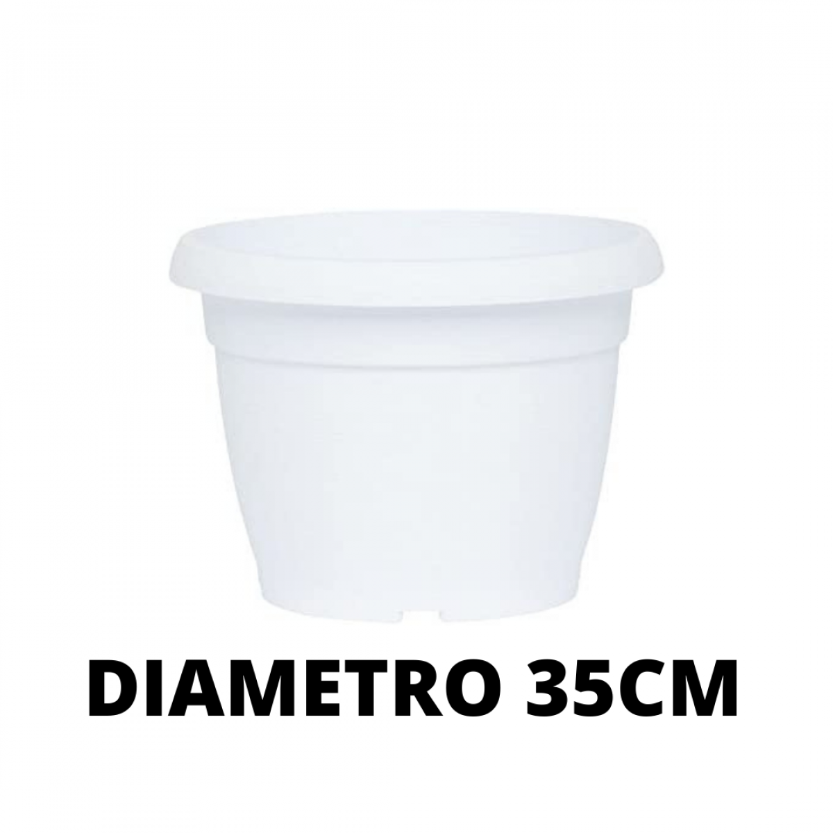 VASO SIMILCOTTO SPAZZOLATO D.35 BIANCO 