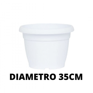 VASO SIMILCOTTO SPAZZOLATO D.35 BIANCO