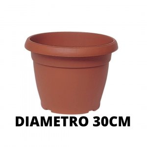 VASO SIMILCOTTO SPAZZOLATO D.30 TERRACOTTA