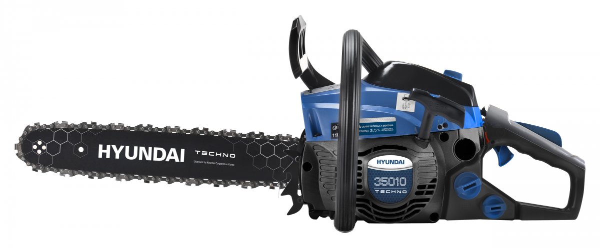 MOTOSEGA HYUNDAI STORM 37CC 35CM + BORSA PER TRASPORTO e TANICA CARBURANTE in OMAGGIO HYUNDAI