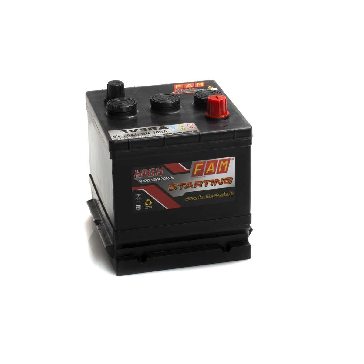 Art. 3V5BA 70 Ah 400 A Accumulatore FAM