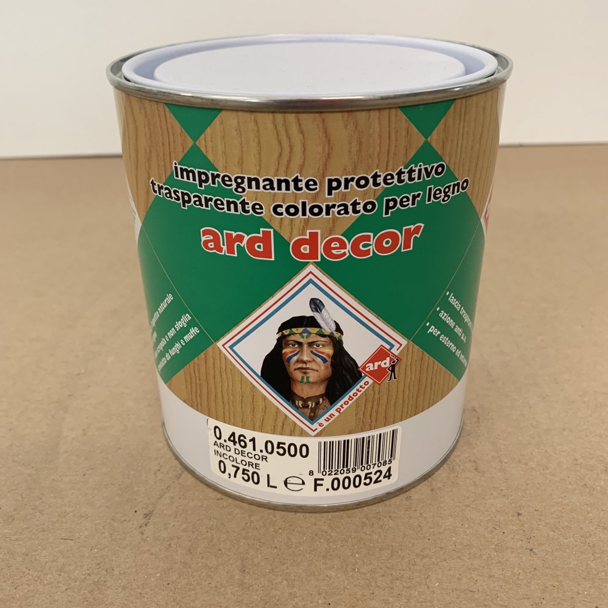 IMPREGNANTE PROTETTIVO SINTETICO TRASPARENTE COLORATO PER LEGNO ARD 0,750 LT ARD DECOR ARD-RACCANELLO 0,75 lt