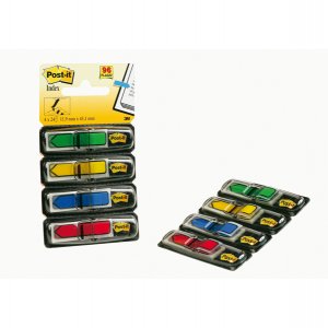 Segnapagina Post it® Index Mini Freccia - 4 colori classici -- conf. 96 pez